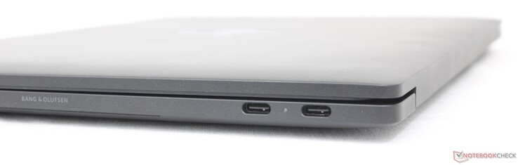 Droite : 2x USB-A 4.0 avec Thunderbolt 4 + DisplayPort + Power Delivery