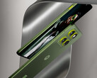Le Motorola Edge 70 dans sa version Pantone Bronze Green. (Source de l'image : via Evan Blass)