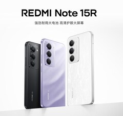 Le Redmi Note 15R n'est disponible qu'en Chine pour l'instant. (Source de l'image : Redmi)