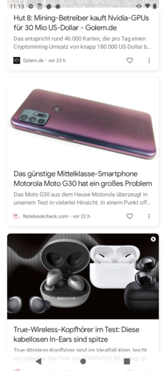 Logiciel du Moto G10