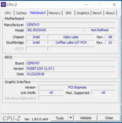 Lenovo ThinkPad X380 Yoga - CPU-Z.