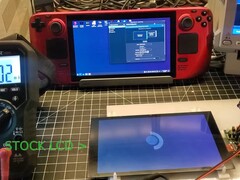 DeckSight comparé à l'écran LCD standard (Image Source:Shade Technik)