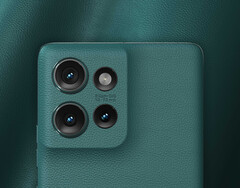 Le Edge 50 est disponible en Europe dans les coloris Koala Grey, Jungle Green et Peach Fuzz. (Source de l'image : Motorola)