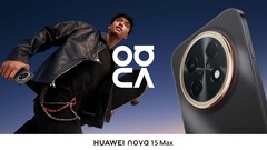 Le Huawei Nova 15 Max en noir