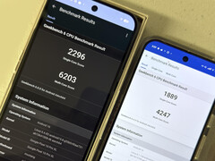 Le Pixel 10 Pro XL à côté du Pixel 9 Pro XL, de gauche à droite. (Source de l&#039;image : u/HustlersPassion - édité)