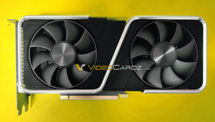 RTX 3060 Ti front. (Source de l'image : VideoCardz)