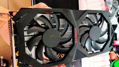 La AMD Radeon RX 6600 XT devra faire face à la concurrence de la GeForce RTX 3060 Ti de NVIDIA. (Image source : Baidu via VideoCardz)