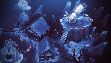 Une image montrant un environnement dans Eldest Souls.