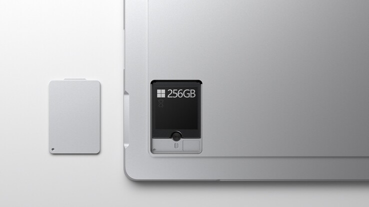 Un regard sur le M.2 2230 SSD sur le Surface Pro 7 Plus. (Source de l'image : Microsoft)