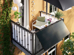 Les centrales de balcon IKEA (photo) sont proposées en partenariat avec Svea Solar. (Source de l&#039;image : IKEA)