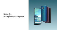 Le Nokia 3.4. (Source : HMD Global)