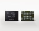 Une image de synthèse des puces mémoire V-NAND de 8e génération de Samsung