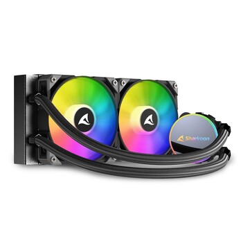 Sharkoon S70 RGB AIO CPU liquid cooler (Source : Sharkoon)