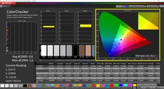 CalMAN ColorChecker calibré