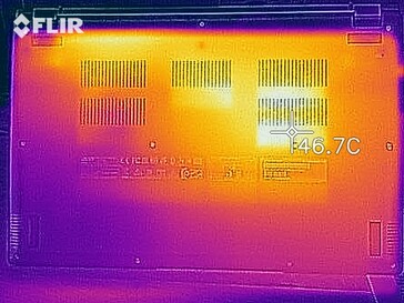 Carte thermique sous charge - bas