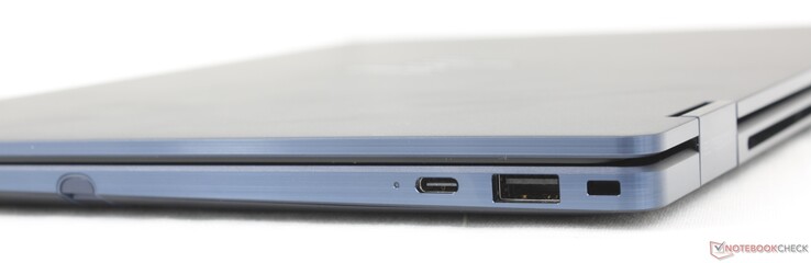 Exemple correct : stylet, USB-C avec DisplayPort 1.4 + Power Delivery 3.0 (10 Gbps), USB-A (5 Gbps), Nano Lock