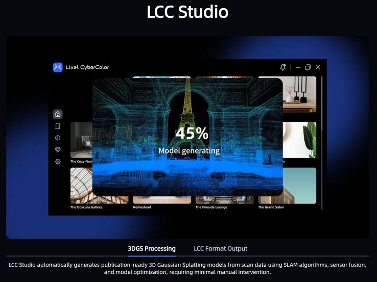 LCC Studio crée des modèles 3D à partir des données de la caméra