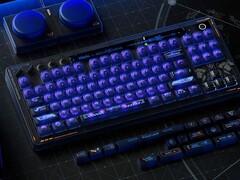 Le 8BitDo Retro 87 Mechanical Keyboard Mecha Break : Panther Edition a des lumières RGB. (Source de l'image : 8BitDo)