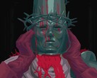 Image du jeu Blasphemous montrant un personnage.
