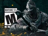 Elden Ring a été classé M (Mature 17+) par l'ESRB. (Image source : FromSoftware/ESRB - édité)