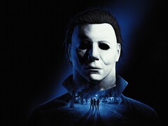 Visuel promotionnel phare pour « Halloween : The Game », mettant en scène Michael Myers.
