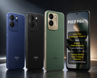 Le Poco M8x 5G est disponible dans les coloris bleu cobalt, noir et vert cuir.