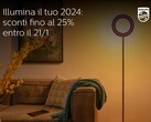 Le compte Instagram de Philips Hue Italia a partagé une image d'un lampadaire inédit. (Source de l'image : Philips Hue Italia via Hueblog)