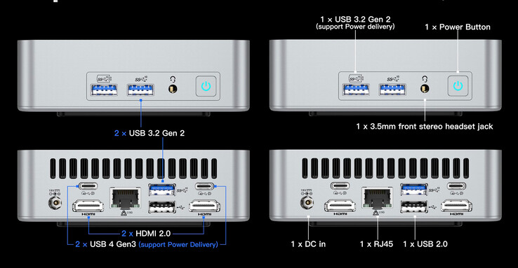 Connectivité sur le Geekom XT12 Pro