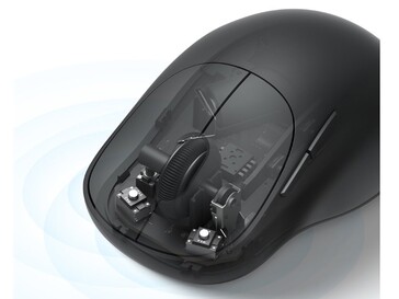 Une nouvelle molette de défilement plus large et recouverte de silicone. (Source de l'image : Xiaomi China)