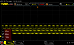 24 kHz PWM (6/10 luminosité)