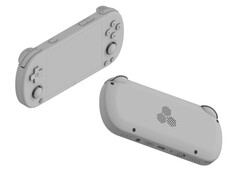 Le TrimUI Smart Pro Mini semble prêt à rivaliser avec l&#039;Anbernic RG40XX H. (Source de l&#039;image : via Baidu - édité)