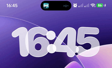 L'HyperIsland de Xiaomi en action. (Source de l'image : u/Square-Opportunity48 via Reddit)