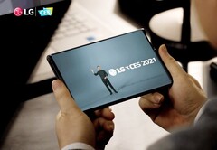 Le LG Rollable est peut-être encore une chose, mais il pourrait aussi être l'un des derniers smartphones que LG sort. (Image source : LG)