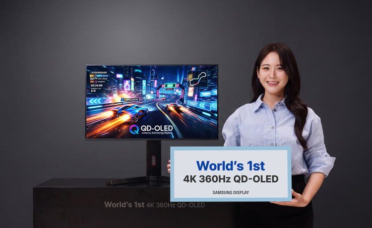 Samsung Display développe le premier QD-OLED 4K 360Hz au monde pour les moniteurs.