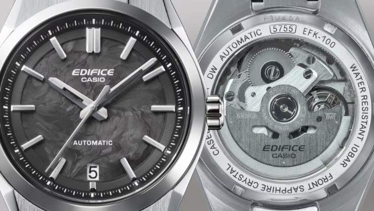 La montre Casio Edifice EFK100CD-1A. (Source de l'image : Casio)