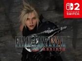 La bannière de Final Fantasy 7 Rebirth Switch 2 est présentée
