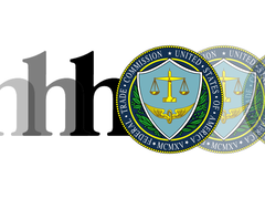Logo « Hims and Hers » avec le logo de la FTC