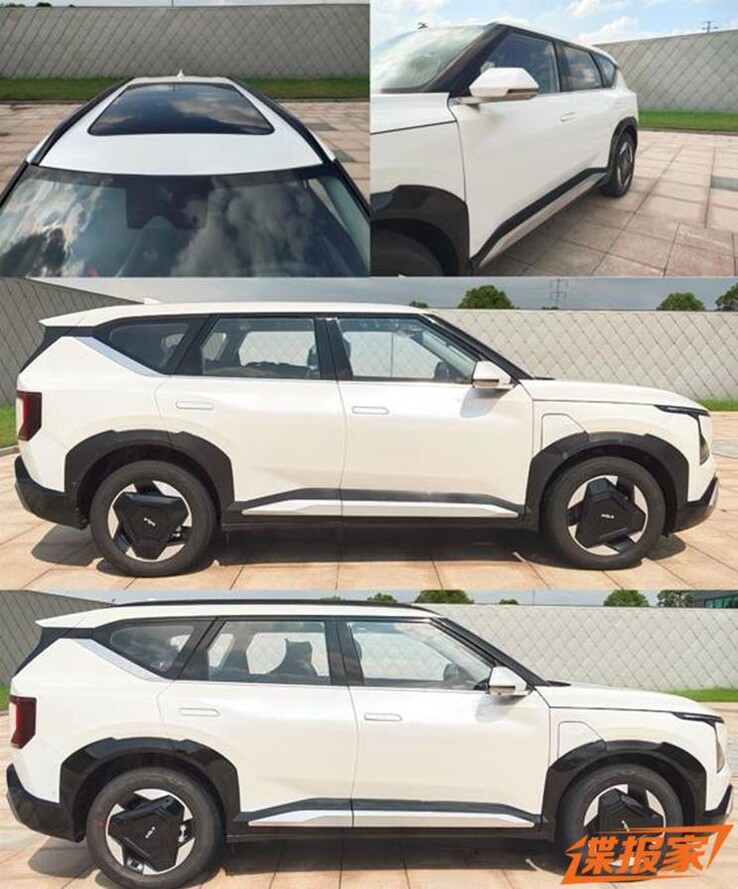 Images divulguées de la version de production de la Kia EV5. (Source de l'image : Autohome)