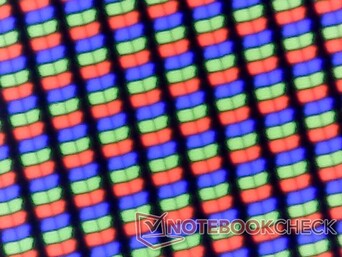 La couche brillante permet d'obtenir des pixels RVB nets et sans grain