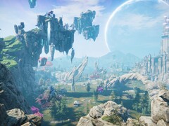 Une image montrant le monde ouvert de Edge of Eternity.