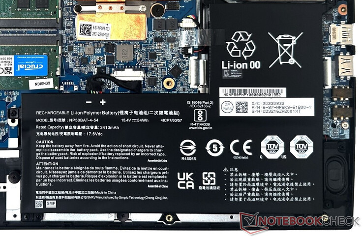 La batterie de 54 WHr du G5 KE offre une autonomie médiocre