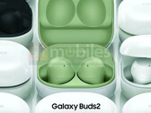Un nouveau rendu de Galaxy Buds2. (Source : 91Mobiles)