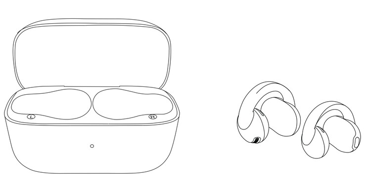 Une esquisse des écouteurs Anker soundcore C50i. (Source de l'image : AnkerInsider)