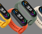 Le Mi Band 7 devrait être lancé en plusieurs couleurs, le Mi Band 6 en photo. (Image source : Xiaomi)