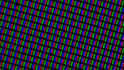 Réseau de sous-pixels dans une matrice RVB classique