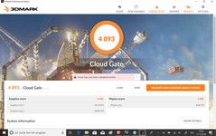 Yoga Book C930 - 3DMark Cloud Gate.