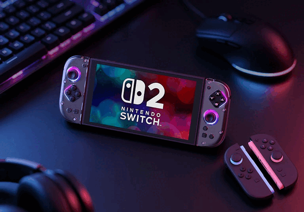 Les Joy-Con 2 de remplacement d'Abxylute sont dotés de lumières RVB.