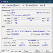 Carte mère CPU-Z