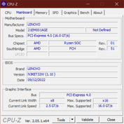 Carte mère CPU-Z