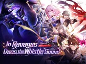 Affiche officielle de Honkai: Star Rail, version 4.4, intitulée « In Ravages Does the Whistle Sound ».